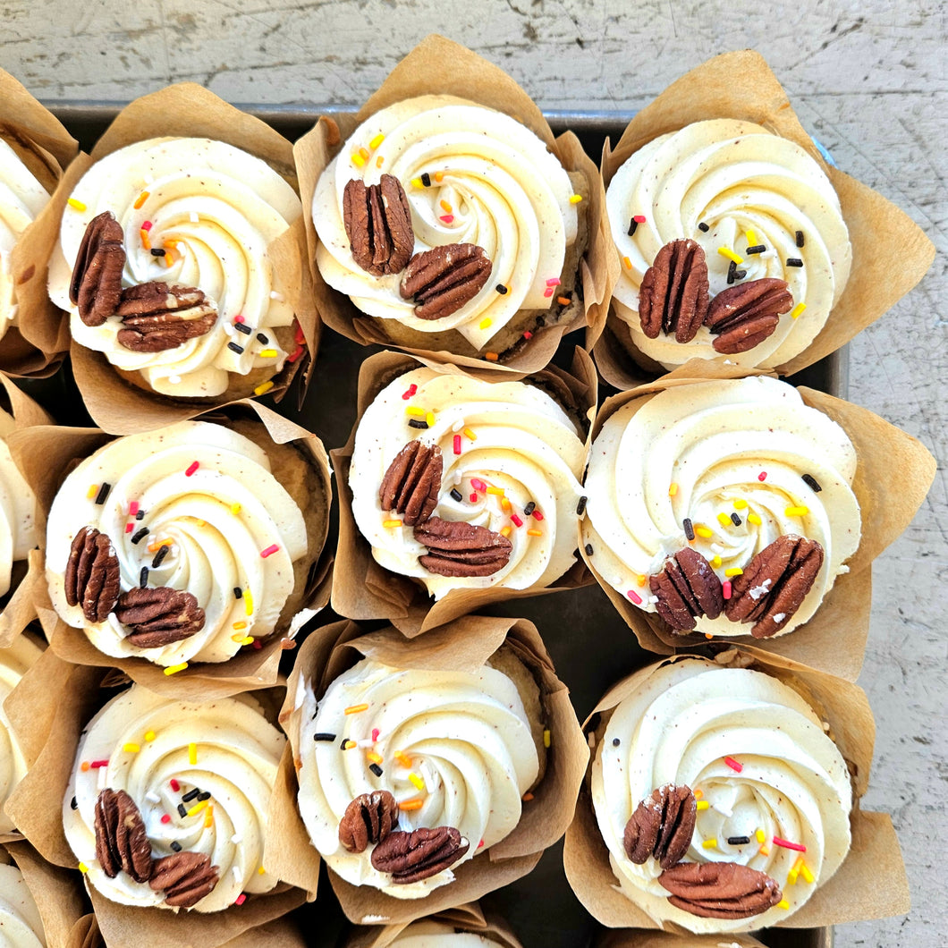 Brown Butter Pecan Cupcakes