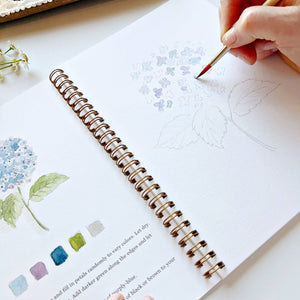 Watercolor Workbook: Flowers