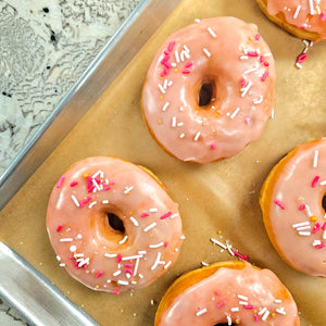 Strawberry Cheesecake Donuts