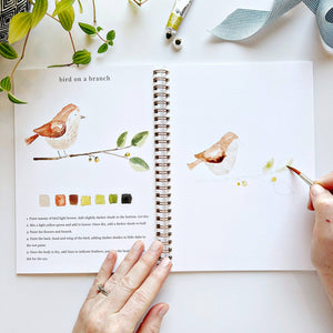 Watercolor Workbook: Animals
