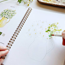 Load image into Gallery viewer, Watercolor Workbook: Flowers