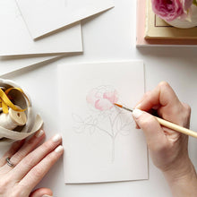 Load image into Gallery viewer, Watercolor Notecards: Garden Flowers