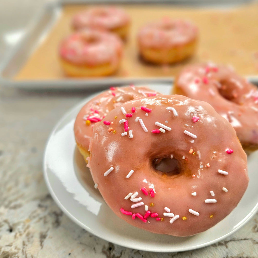 Strawberry Cheesecake Donuts