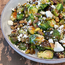 Load image into Gallery viewer, Thanksgiving Bake at Home Brussels Sprouts with Pistachios &amp; Cranberries