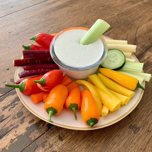 Buttermilk Dip with Veggie Dippers