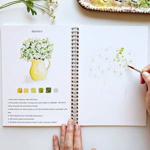 Watercolor Workbook: Flowers