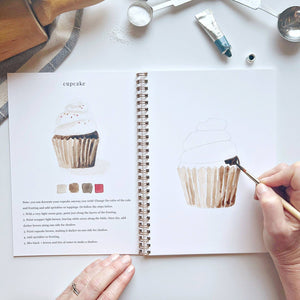 Watercolor Workbook: Baking