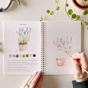 Watercolor Workbook: Garden