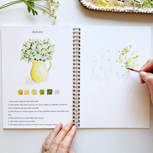 Watercolor Workbook: Flowers