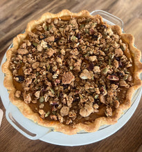 Load image into Gallery viewer, Thanksgiving Salted Caramel Pumpkin Pie