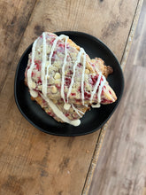 Load image into Gallery viewer, Raspberry White Chocolate Scones