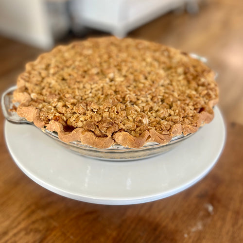 Thanksgiving Apple Crumble Pie