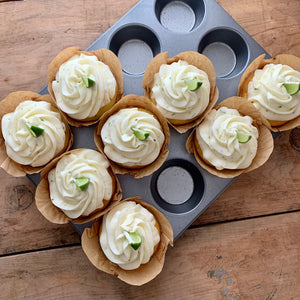 Key Lime-filled Cupcakes